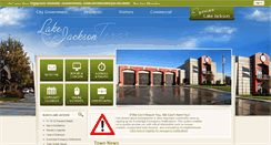 Desktop Screenshot of lakejackson-tx.gov